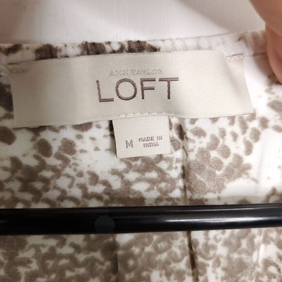 Loft Dress Womens M Snake Print Drawstring Waist Kimono Sleeves Lightweight - Picture 7 of 10